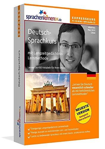 Sprachenlernen24.de Deutsch-Express-Sprachkurs: Lernsoftware auf CD-ROM für Windows/Linux/Mac OS X + Audio-Vokabeltrainer auf MP3-Audio-CD für Ihren ... mit Langzeitgedächtnis-Lernmethode