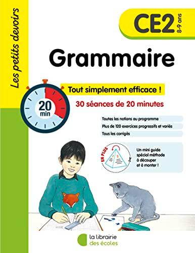 Grammaire CE2, 8-9 ans : 30 séances de 20 minutes