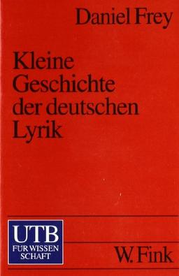 Kleine Geschichte der deutschen Lyrik