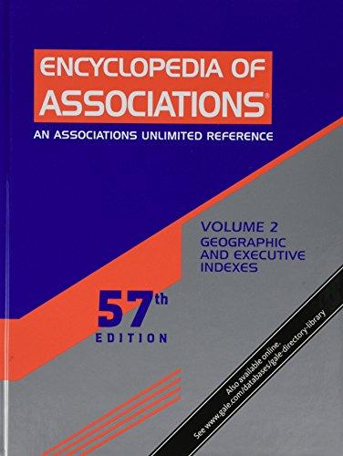 ENCY OF ASSOCIATIONS 57/E (Encyclopedia of Associations, Band 2)