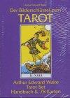 Tarotkarten, Arthur Edward Waite Tarot-Set, m. Handbuch 'Der Bilderschlüssel zum Tarot'