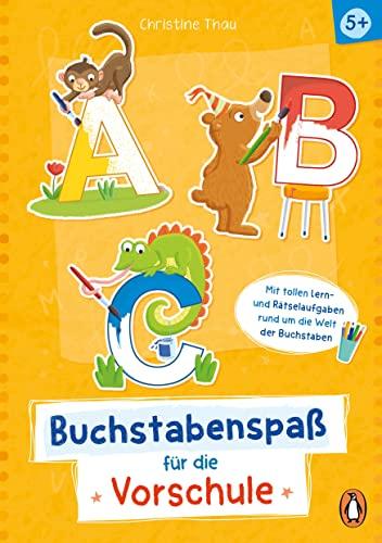 A, B, C – Buchstabenspaß für die Vorschule: Mitmach-Block mit 45 Rätseln