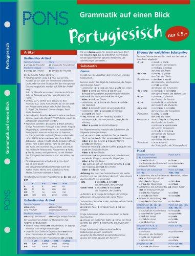 PONS Grammatik auf einen Blick. Portugiesisch