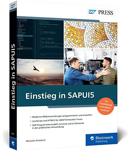 Einstieg in SAPUI5: Das UI5 Development Toolkit von SAP – Ideal für Einstieg, Umstieg und Studium – Ausgabe 2022 (SAP PRESS)