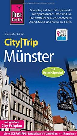 Reise Know-How CityTrip Münster mit Krimi-Special: Reiseführer mit Faltplan und kostenloser Web-App