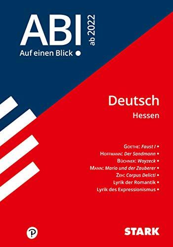 STARK Abi - auf einen Blick! Deutsch Hessen 2022 (STARK-Verlag - Auf einen Blick!)