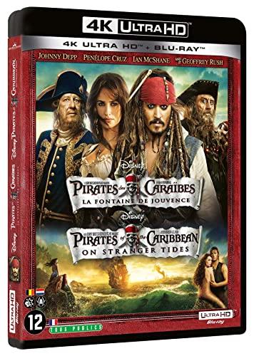 Pirates des caraïbes 4 : la fontaine de jouvence 4k ultra hd [Blu-ray] [FR Import]