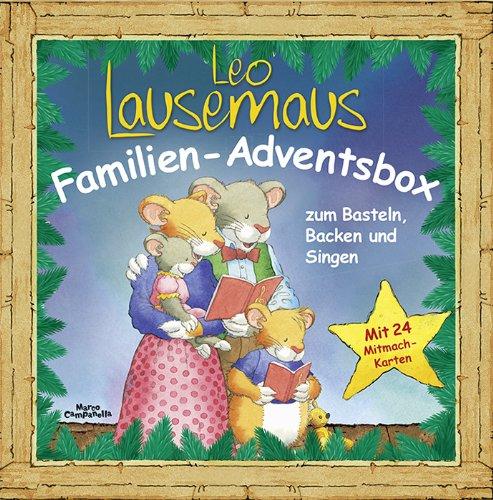 Leo Lausemaus Familien-Adventsbox: zum Basteln, Backen und Singen