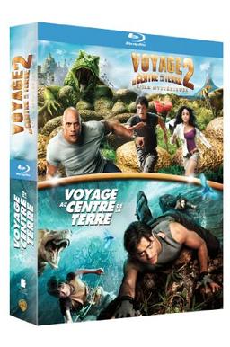 Coffret voyage au centre de la terre 1 et 2 [Blu-ray] [FR Import]