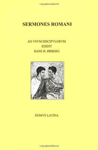 Sermones Romani: Ad Vsvm Discipvlorvm (Lingua Latina)