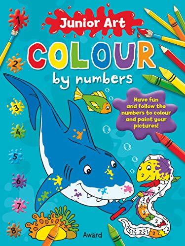 Colour by Numbers - Shark: Featuring a Picture of the Finished Page for Extra Guidance - For Ages 5 and Up (Junior Art)