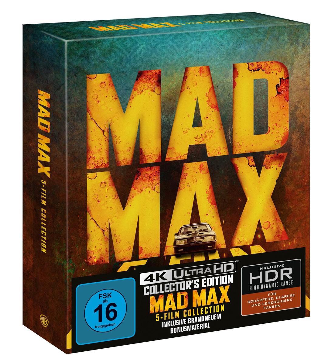 Mad Max 5-Film-Ultimate Collector's Edition [4K Ultra HD] + [Blu-ray]