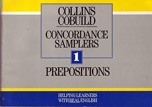 Prepositions (Bk. 1) (Collins Cobuild concordance samplers)