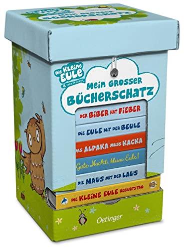 Die kleine Eule. Mein großer Bücherschatz: Schuber mit acht beliebten Pappbilderbüchern der Reihe für Kinder ab 2 Jahren (Die kleine Eule und ihre Freunde)