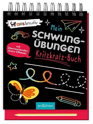 Mein Schwungübungen Kritzkratz-Buch: Mit überraschenden Kratz-Effekten