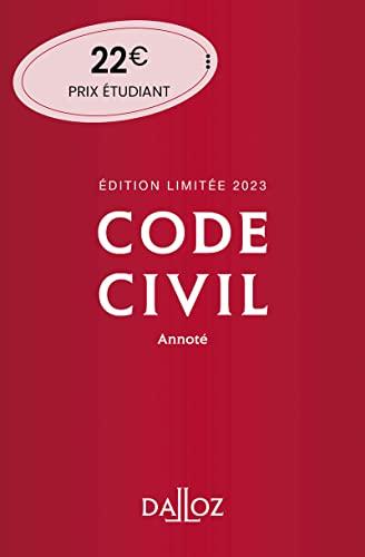 Code civil 2023, annoté