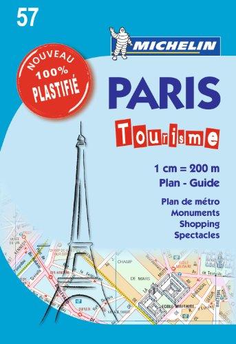 Plan Paris Tourisme Plastifié Michelin