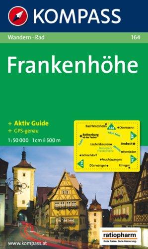 Frankenhöhe: Wanderkarte mit Kurzführer und Radrouten. GPS-genau. 1:50000