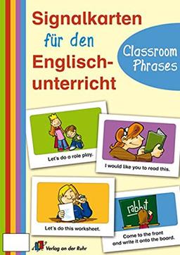 Signalkarten für den Englischunterricht: Classroom Phrases