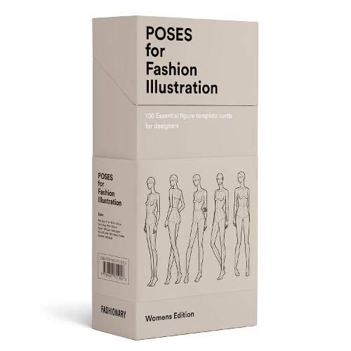 Poses for Fashion Illustration (Card Box): 100 essential figure template cards for designers