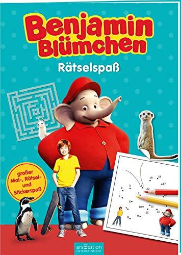 Benjamin Blümchen - Rätselspaß: Großer Mal-, Rätsel- und Stickerspaß