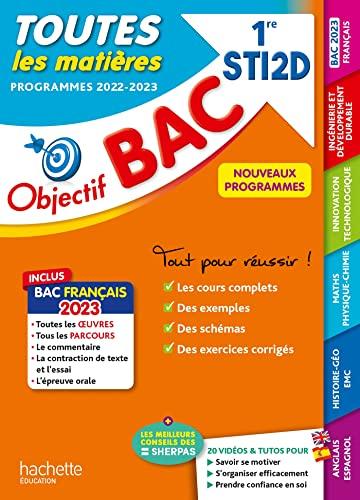 Toutes les matières 1re STI2D : programmes 2022-2023