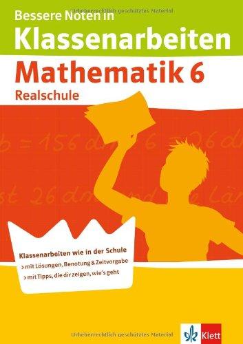 Bessere Noten in Klassenarbeiten Mathematik. 5. Klasse Realschule