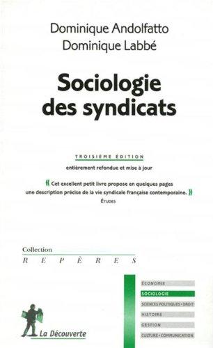 Sociologie des syndicats