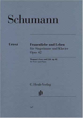 Frauenliebe und Leben op. 42. Gesang mittel, Klavier