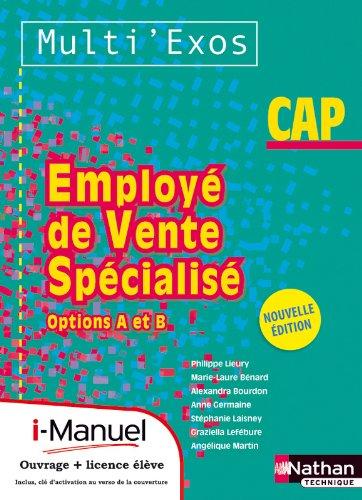 Employé de vente spécialisé options A et B : CAP