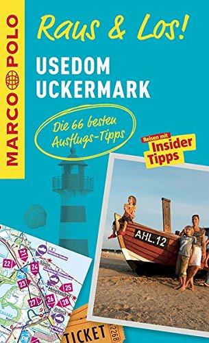 MARCO POLO Raus & Los! Usedom, Uckermark: Guide und große Erlebnis-Karte in praktischer Schutzhülle