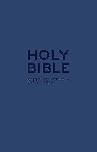 NIV Tiny Navy Soft-tone Bible with Zip (New International Version)