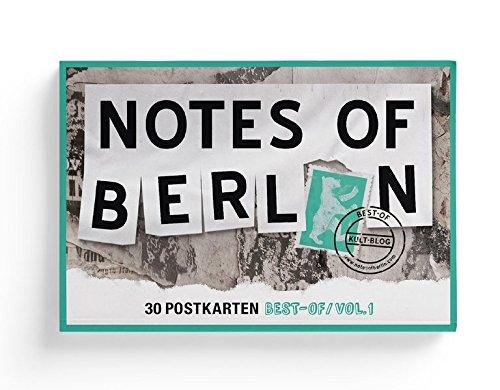 Notes of Berlin 30er Postkartenbox: Eine Hommage an die Berliner Zettelwirtschaft