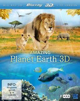 Amazing Planet Earth 3D - Entdeckungsreise unserer Erde (3 Disc Set) (2D + 3D Version) [3D Blu-ray]