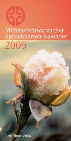 Münsterschwarzacher Spruchkartenkalender 2005