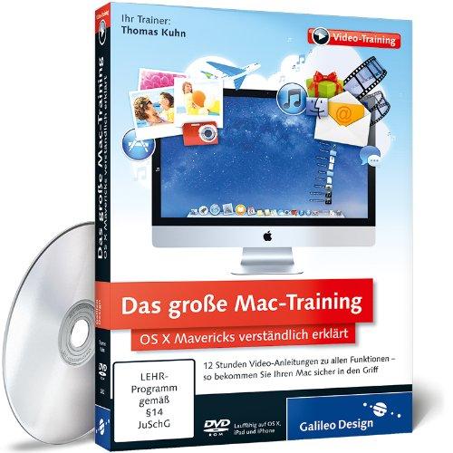 Das große Mac-Training - 12 Stunden Video-Workshops für  Einsteiger, Umsteiger und Fortgeschrittene