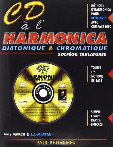 CD a l'hamonica diatonique et chromatique méthode d'harmonica débutant + cd