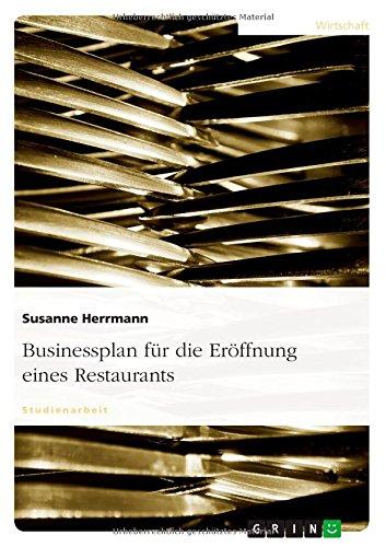 Businessplan für die Eröffnung eines Restaurants