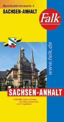 Falk Bundesländerkarte Deutschland Sachsen-Anhalt 1:250 000