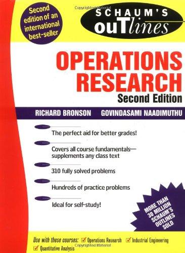 Schaum's Outline of Operations Research (Schaum's Outlines)