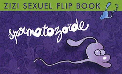 Zizi sexuel Flip book. Spermatozoïde