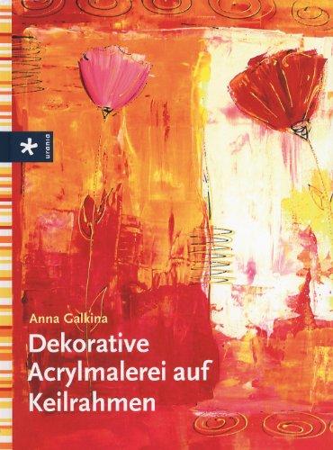 Dekorative Acrylmalerei auf Keilrahmen