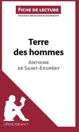 Terre des hommes d'Antoine de Saint-Exupéry (Analyse de l'oeuvre) : Analyse complète et résumé détaillé de l'oeuvre