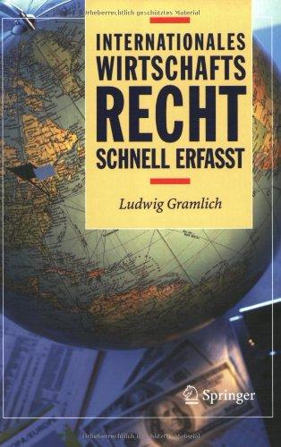 Internationales Wirtschaftsrecht - Schnell erfasst