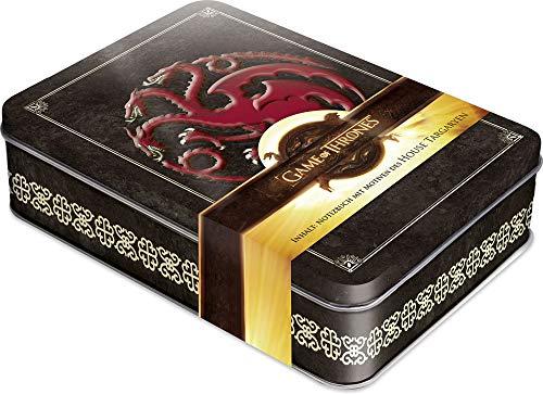 Game of Thrones - Fire and Blood: Schmuckdose inkl. Notizbuch mit Motiven des House Targaryen, Kartoniert