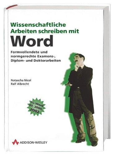 Wissenschaftliche Arbeiten schreiben mit Word.