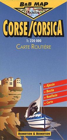 B and B Map, Corse / Corsica (B&B Road Maps)