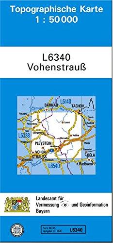 TK50 L6340 Vohenstrauß: Topographische Karte 1:50000 (TK50 Topographische Karte 1:50000 Bayern)