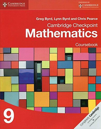 Cambridge Checkpoint Mathematics Coursebook 9 (Cambridge International Examinations)