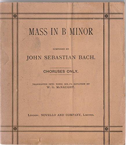 Mass in B Minor.